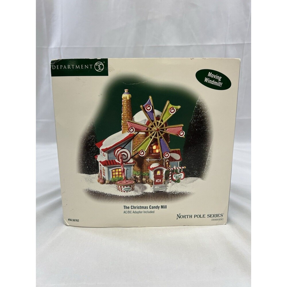Dept 56 North Pole Series “The Christmas Candy Mill” (Fully Working)